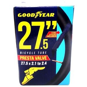 Goodyear 27.5 x 2.1-2.4 Presta Valve Bicycle Tube 1-Pack New